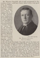 Mr Winston Churchill, MP for Oldham