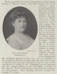 Mrs Jopling-Rowe, elected RBA