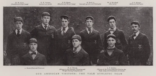 Our American Visitors, the Yale Athletic Team