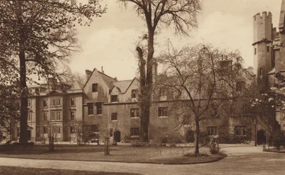 Oxford: Balliol College, the west side of the Garden Quadrangle
