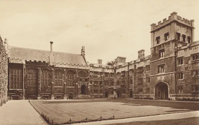 Oxford: Exeter College, The Quadrangle and Hall