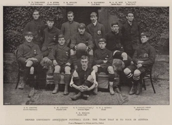 Oxford University Association Football Club, the Team that is to Tour in Austria