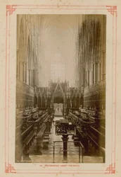 Postcard of the Choir of Westminster Abbey