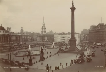 Postcard with an Image of Trafalgar Square