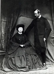 Princess Alice and Prince Ludwig of Hesse, 1860