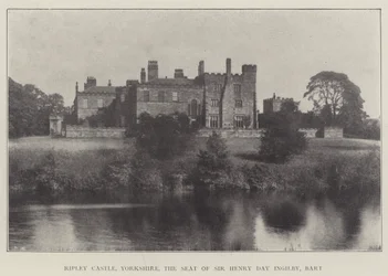 Ripley Castle, Yorkshire, the Seat of Sir Henry Day Ingilby, Baronet