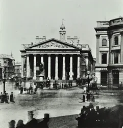 Royal Exchange, Threadneedle Street, City of London, 1880