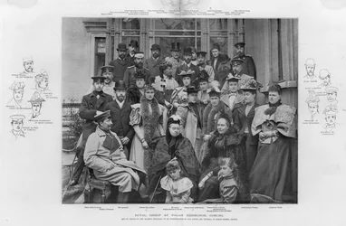 Royal group at Palais Edinburgh, Coburg