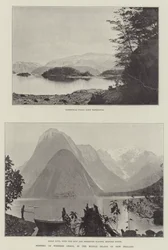 Scenery of Western Otago, in the Middle Island of New Zealand