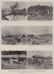 Scenes in the North East of Japan, showing the Effect of the Recent Tidal Waves