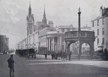 Scotland: Aberdeen, Market Cross and Municipal Buildings