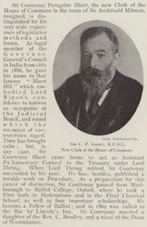 Sir C P Ilbert, KCSI, New Clerk of the House of Commons