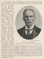 Sir W H Rattigan, New MP for the NE Division of Lanarkshire