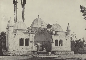 Site of the house of Tabitha, showing also place of burial