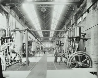 Southern Outfall Sewer, Crossness: interior of the engine house