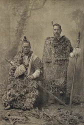 Tawhiao, the Maori King, and Major Wiremu Te Wheoro