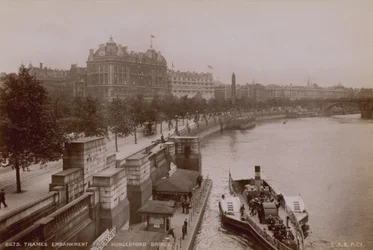 Thames Embankment from Hungerford Bridge