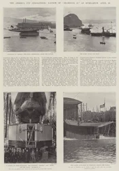 The America Cup Challenger, Launch of Shamrock II at Dumbarton, 20 April
