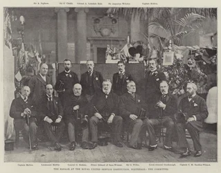 The Bazaar at the Royal United Service Institution, Whitehall, the Committee