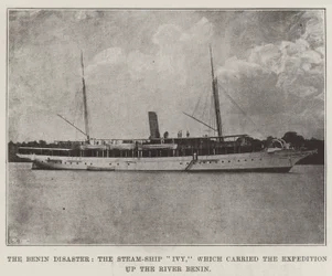 The Benin Disaster, the Steam-Ship Ivy, Which Carried the Expedition up the River Benin