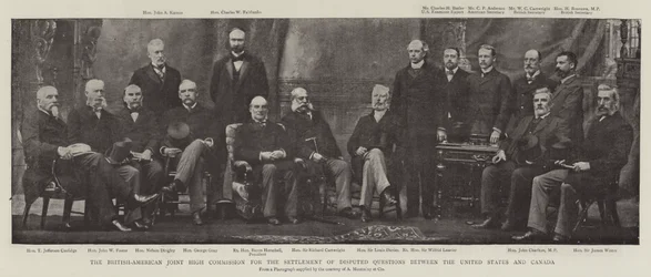 The British-American Joint High Commission for the Settlement of Disputed Questions between the United States and Canada