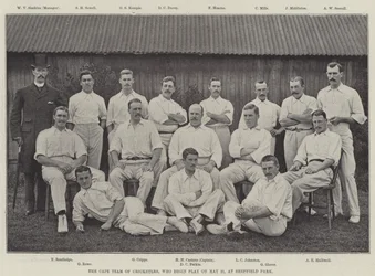 The Cape Team of Cricketers, who begin Play on 21 May, at Sheffield Park