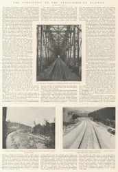 The Completion of the Trans-Siberian Railway