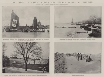 The Crisis in China, Winter and Summer Scenes at Tientsin