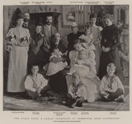 The Czars Tour, a Family gathering at Bernstorf, near Copenhagen