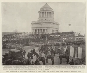 The Dedication of the Grant Monument in New York, the Seventh New York Regiment Marching Past