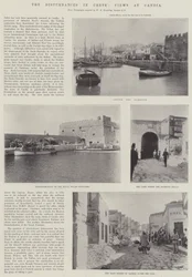 The Disturbances in Crete, Views at Candia