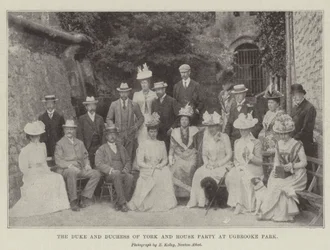 The Duke and Duchess of York and House Party at Ugbrooke Park