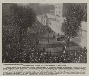 The Execution of the Anarchist Franch at Barcelona