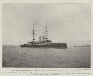 The First First-Class Battle-Ship of King Edwards Reign, HMS Russell