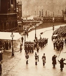 The Funeral Procession Forming at Westminster Hall, 1936