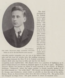 The Honourable William John Lydston Poulett, Eldest son of the late Earl Poulett