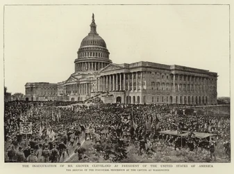 The Inauguration of Mr. Grover Cleveland as President of the United States of America