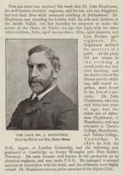 The Late Dr J Hopkinson