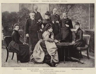The Orleans Family Visited by Queen Isabella of Spain