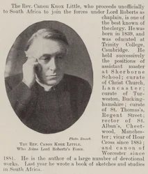 The Reverend Canon Knox Little, who joins Lord Roberts