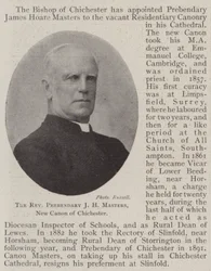 The Reverend Prebendary J H Masters, New Canon of Chichester