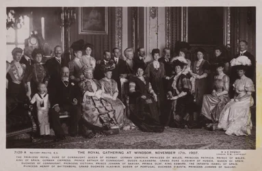 The Royal Gathering at Windsor, November 17th, 1907