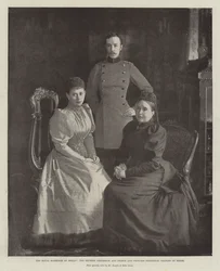 The Royal Marriage at Berlin, the Empress Frederick and Prince and Princess Frederick Charles of Hesse