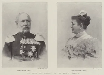 Seventieth Birthday of the King of Saxony