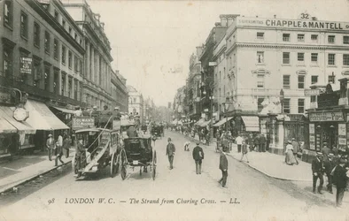 The Strand from Charing Cross, London