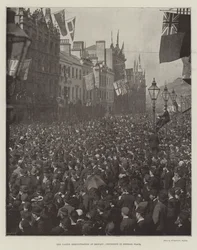 The Ulster Demonstration at Belfast, Procession in Donegal Place