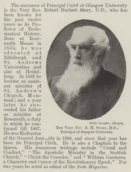 The Very Reverend R H Story, DD, Principal of Glasgow University