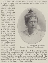 The late Blanche Willis Howard