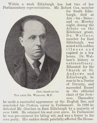 The Late Dr. Wallace, MP
