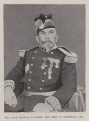 The late General Lambert, the Hero of Bazeilles, 1870
